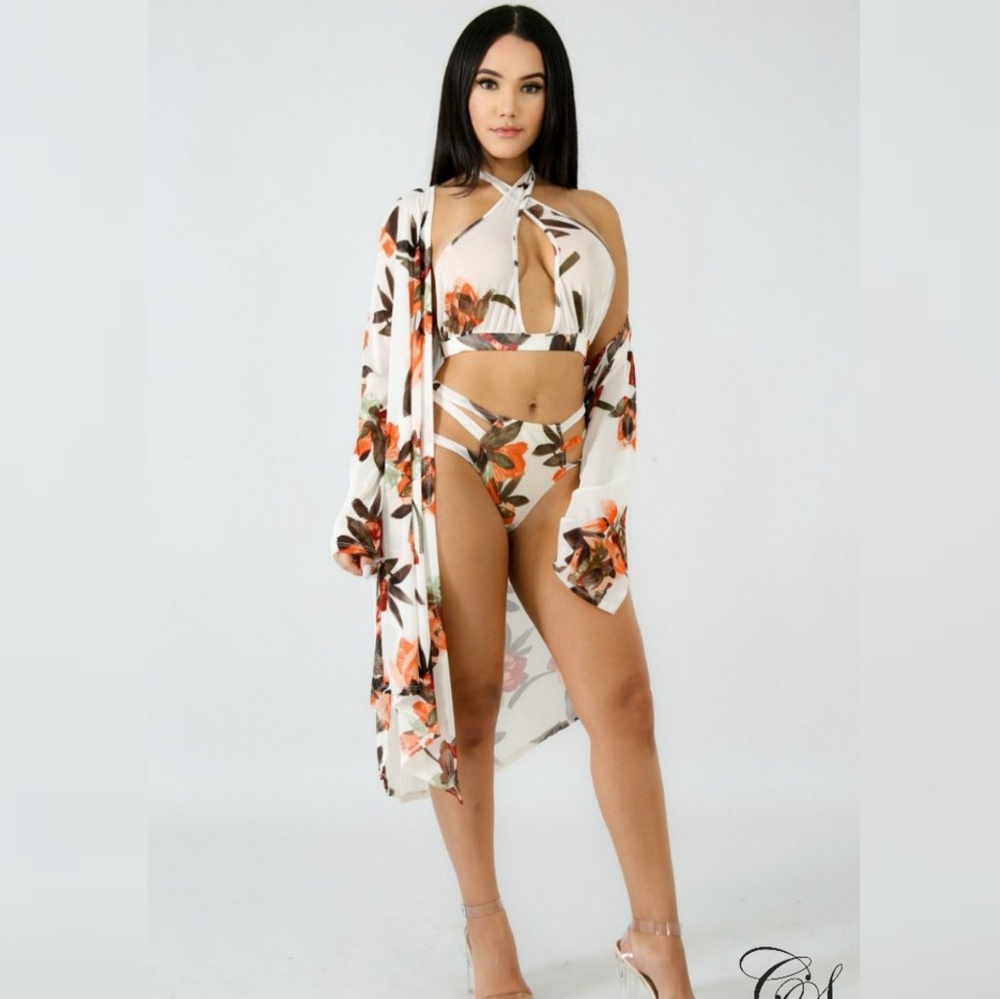 Gamila Kimono Swim Set